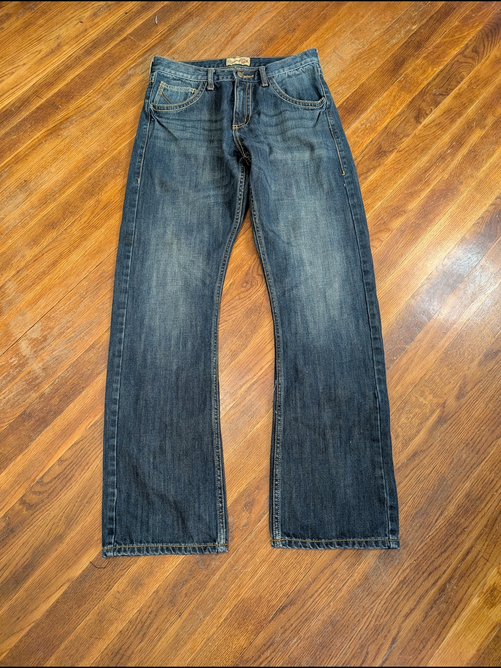 Wrangler 20x Jeans Mens 31x32 Blue Denim Faded Competition Rodeo Western